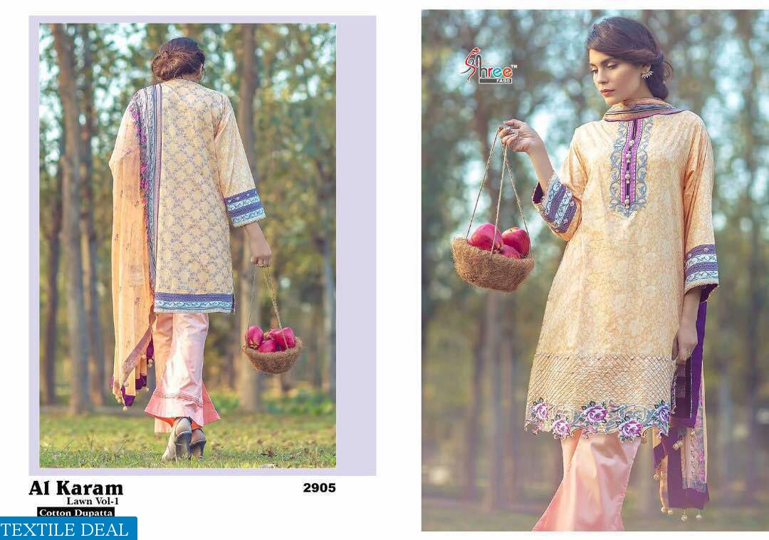 al karam lawn vol-1 Wholesale pakistani concept Salwar kameez
